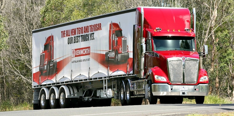 Kenworth trailer curtain